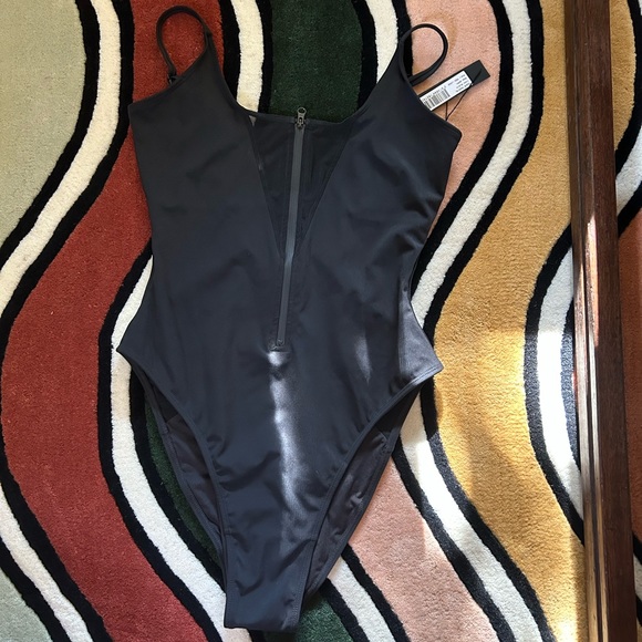 ta3 Swim Nwt Ta3 Hi Cut Zippy Original Cut Sz L Rl Shaping Swimwear